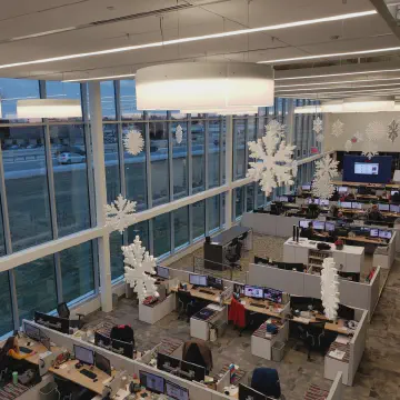 30 Inch Giant Styrofoam Snowflakes