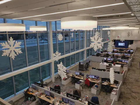 30 Inch Giant Styrofoam Snowflakes