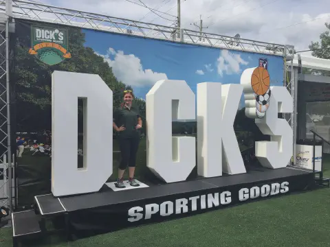 6 Feet Foam Letters Used by Dick Sporting Goods