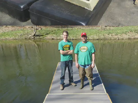 6 Feet X 12 Feet Floating Dock Using Formex Encapsulated Floats