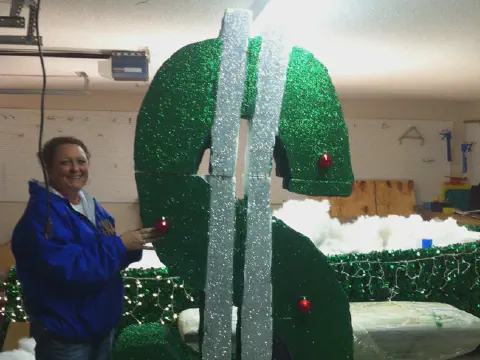 Big Dollar Sign for Parade Float