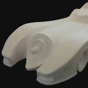 Car out of EPS foam blocks