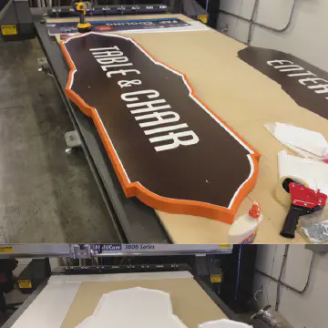 EPS Foam Panels used to create signage