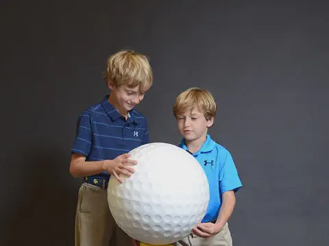 Large EPS Foam Golf Balls & Tees